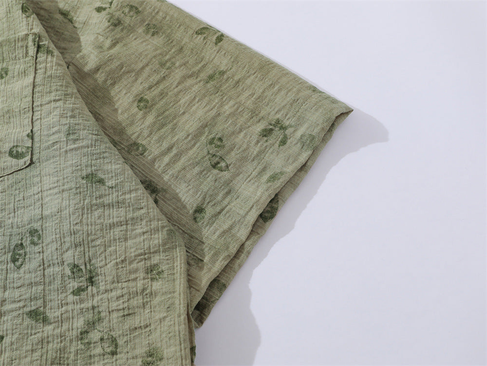 Fashion Personalized Floral Shirt Summer Men