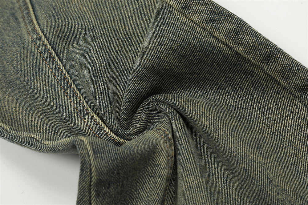 Fashion Personality Big Horn Jeans Men