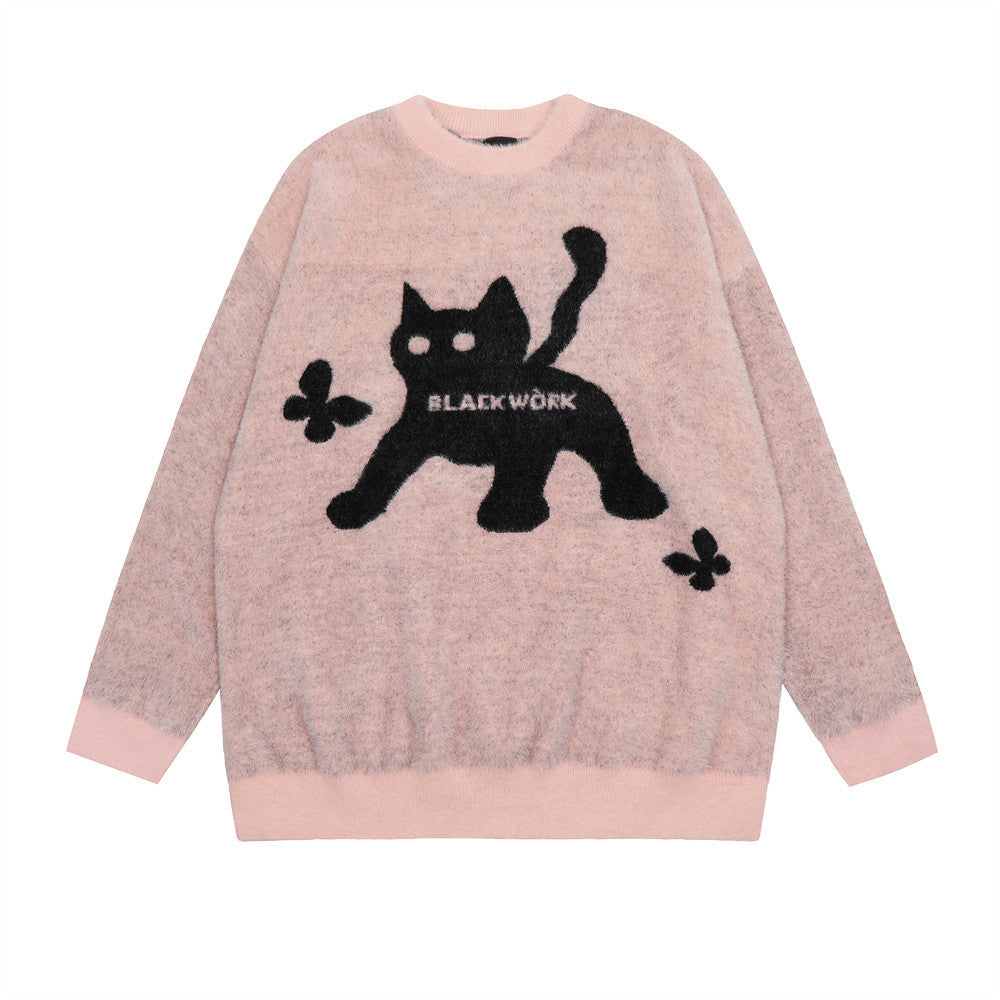 Fashion Embroidered Knitwear Sweater Men