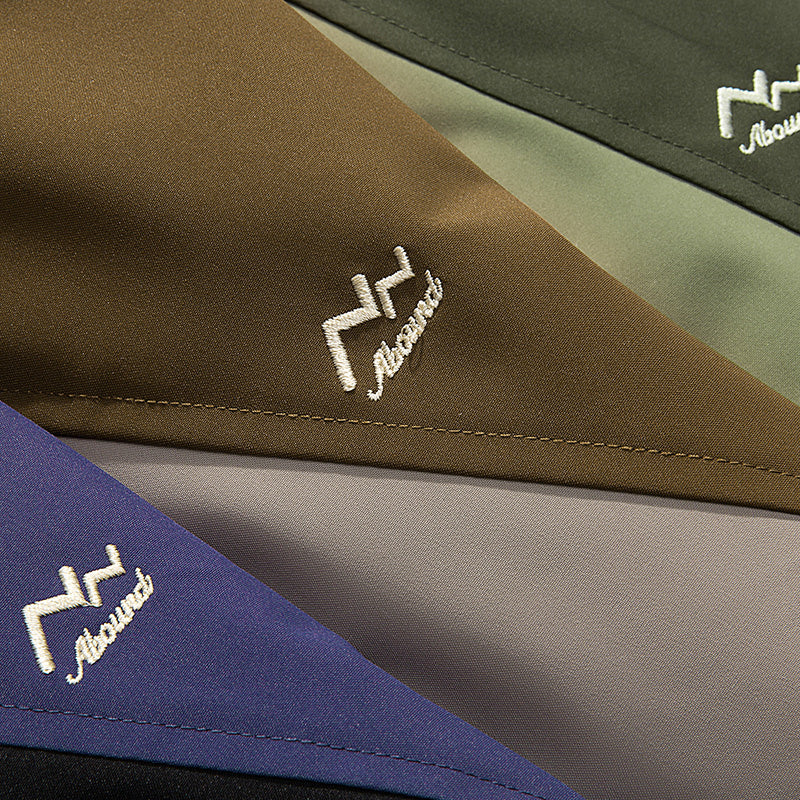 Fashion Colorblock Shell Jacket Men