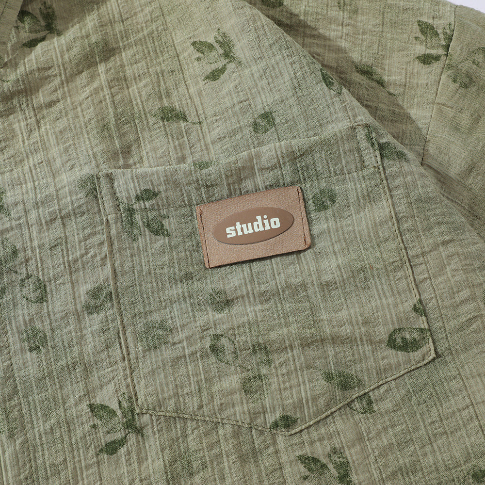 Fashion Personalized Floral Shirt Summer Men