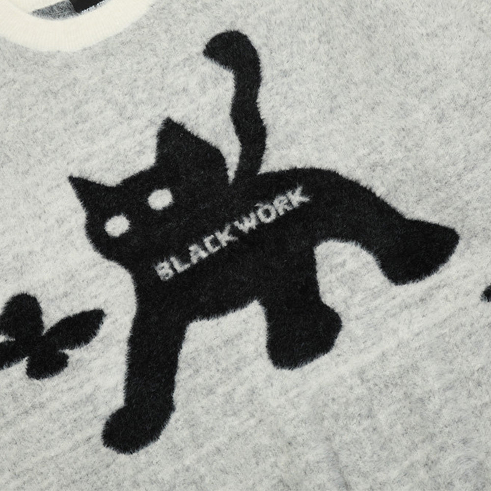 Fashion Embroidered Knitwear Sweater Men