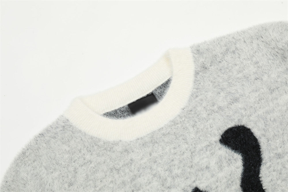 Fashion Embroidered Knitwear Sweater Men