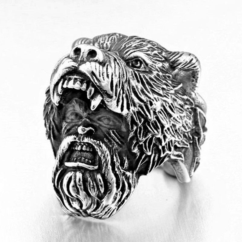 Retro Skull Men Domineering Fashion Ring