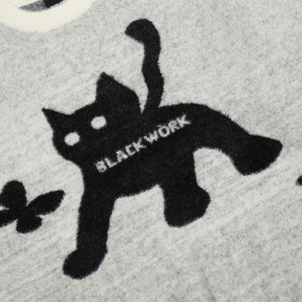 Fashion Embroidered Knitwear Sweater Men