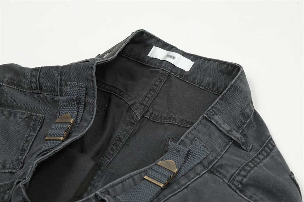 Fashion American Street Overalls Men