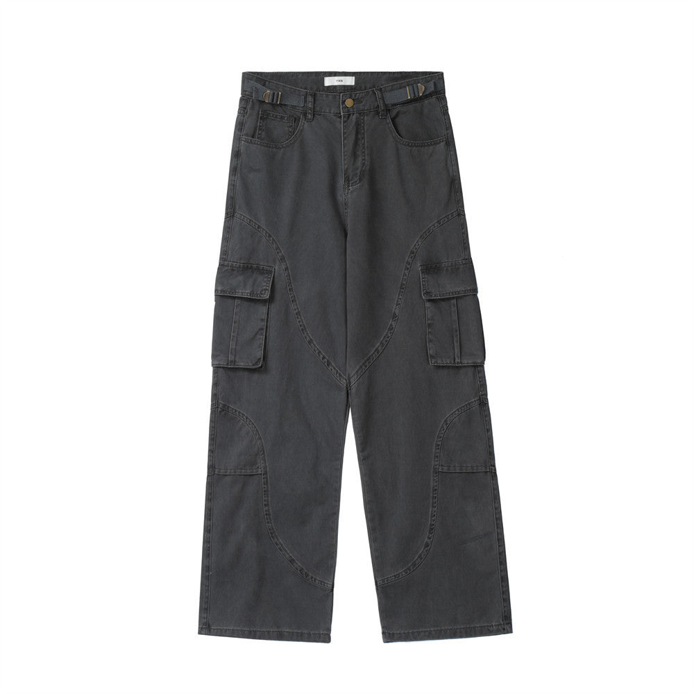 Fashion American Street Overalls Men
