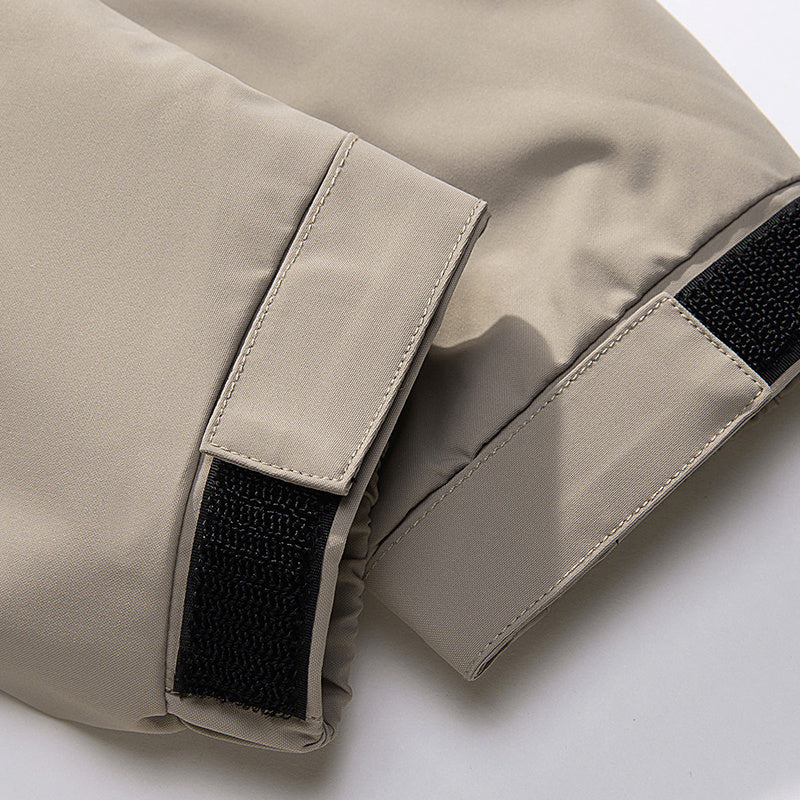 Fashion Colorblock Shell Jacket Men