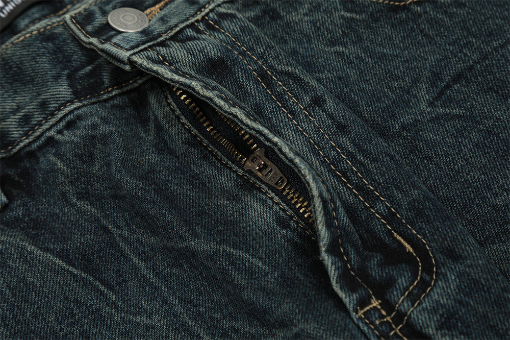 Fashion Printed Straight-leg Trousers Men