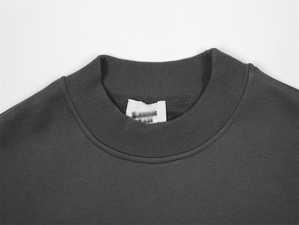 Fashion Stitching Loose Lapel Sweater Men