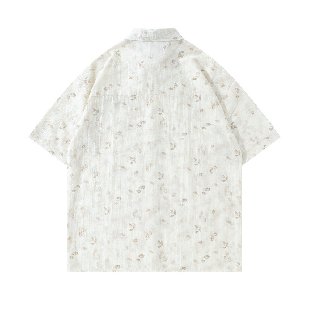 Fashion Personalized Floral Shirt Summer Men