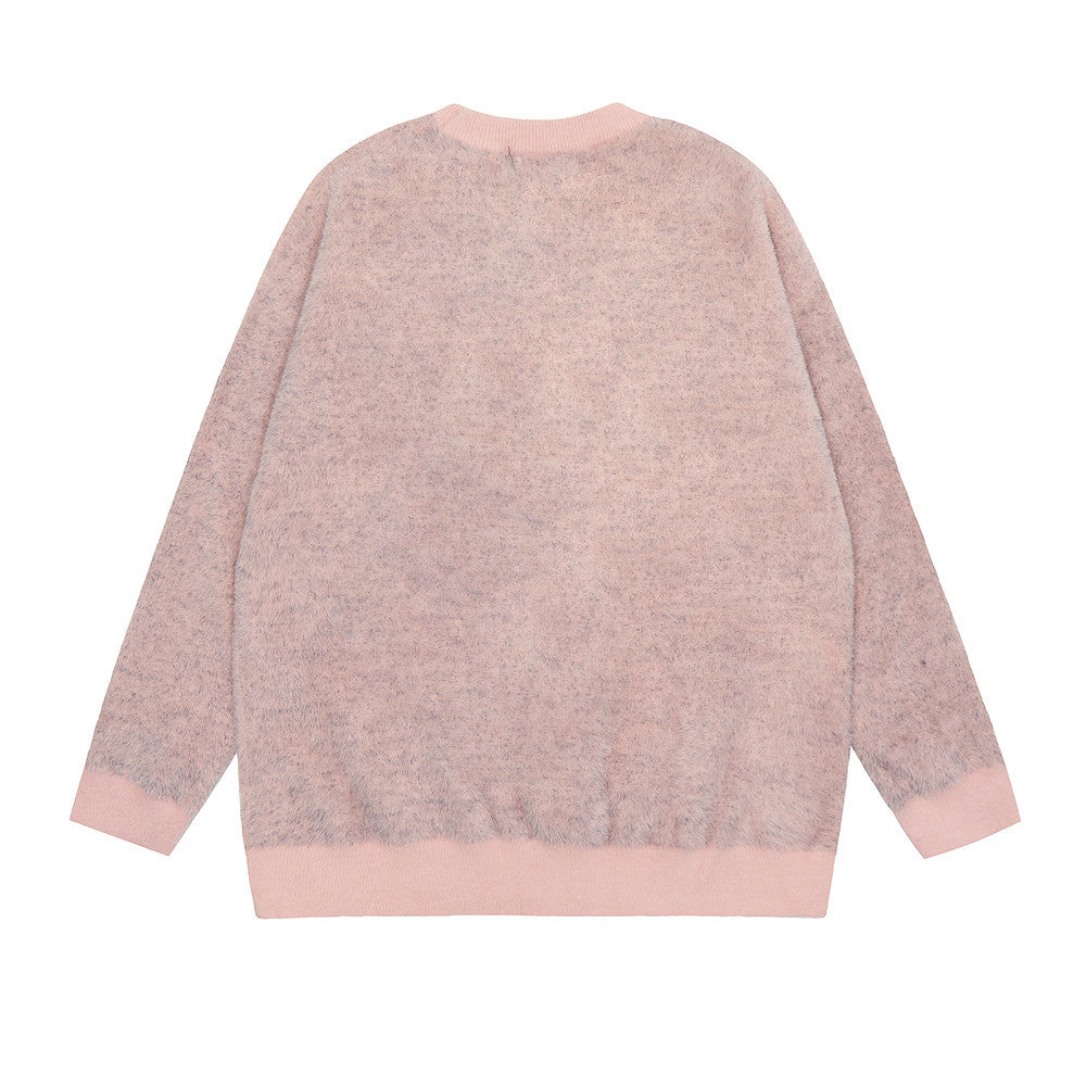 Fashion Embroidered Knitwear Sweater Men